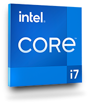 Produktlogo-Plakette für Intel Core Prozessor