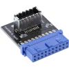 InLine USB 3.0 19-Pin auf USB 3.1 20-Pin intern