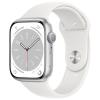 Apple Watch 8 (GPS) 41mm Weiß Aluminium / Sport Band