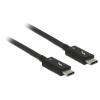 DeLOCK 0,5m USB-C Thunderbolt 3 Kabel (40Gb/s, 100W PD)