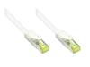 7,5m LAN RJ-45 Netzwerkkabel m. CAT 7 Weiß