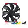 150mm Noctua NF-A15 HS-PWM Gehäuselüfter chromax.black.swap