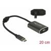 Delock Adapter USB-C Stecker auf mini DisplayPort Buchse (DP ALT Mode)