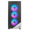 Azza CSAZ-480 Computer-Gehäuse Midi Tower Schwarz