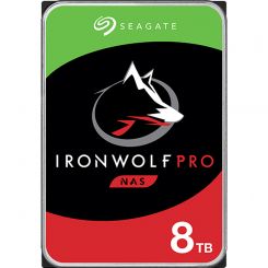 8000GB Seagate IronWolf Pro NAS HDD +Rescue ST8000NE001 - 3,5" Serial ATA-600 HDD 
