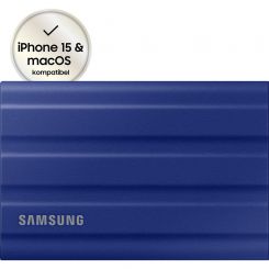 2TB Samsung T7 Shield Blau (MU-PE2T0R/EU) - externe SSD für PC/Mac 