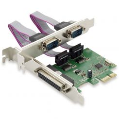 Conceptronic SPC01G Schnittstellenkarte/Adapter Eingebaut Parallel, RS-232 