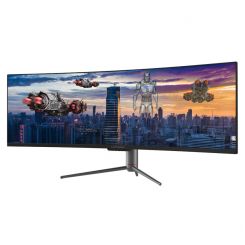 124,5cm (49") LC-Power LC-M49-DQHD-120-C-Q 32:9 120Hz curved Monitor 