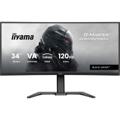 34" (86.4cm) iiyama G-Master GCB3482WQSU-B1 Black Hawk 120Hz UWQHD Monitor 