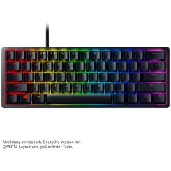 Razer Huntsman Mini Analog Tastatur USB QWERTZ Deutsch Schwarz 