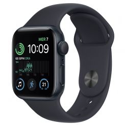 Apple Watch SE 2022 (GPS) 40mm Aluminium / Sportarmband Mitternacht 