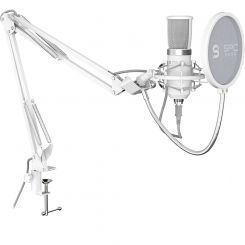 SilentiumPC SM950 Streaming-Mikrofon - Weiß 