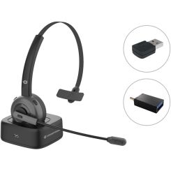 Conceptronic Polona 03BDA - Bluetooth Mono Headset mit Ladeschale 
