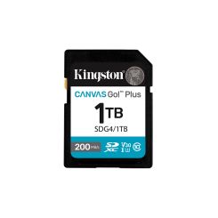 1TB Kingston Canvas Go Plus SDXC Speicherkarte Gen4 200MB/s C10 UHS-I U3 V30 1TB-SDG4/1TB 