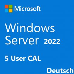 Microsoft Windows Server 2022 - 5 User CAL - Deutsch 