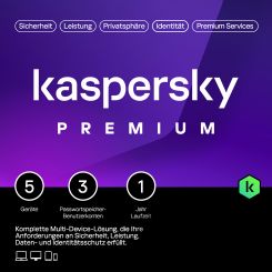 Kaspersky Premium 5 User 1 Jahr PKC (multilingual) (Multi-Device) 