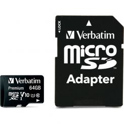 64GB Verbatim Premium microSDHC Speicherkarte 