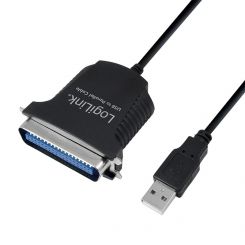 LogiLink Adapterkabel Parallel Port (IEEE1284) auf USB 1,5m 