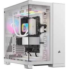 Corsair 6500X, weiß, Glasfenster 