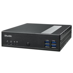 Shuttle XPC slim Barebone DL30N, Intel N100, 1x DDR5, 2x LAN (2x 2.5Gbit), 2xCOM,1xHDMI,1xDP, 1x VGA, lüfterlos, 24/7 Dauerbetrieb 