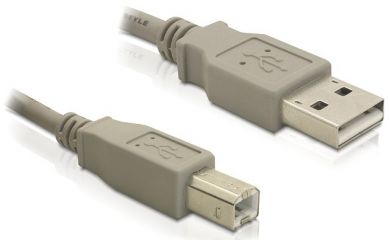 2m USB 2.0 Typ A / Typ B Anschlusskabel 