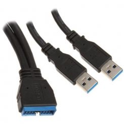 BitFenix USB 3.0 20-pin auf 2x USB 3.0 