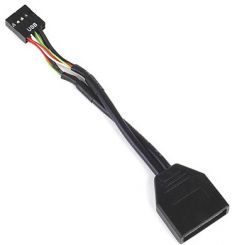 Adapter USB 2.0 intern auf USB 3.0 Pfosten 
