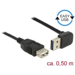 0,5m USB 2.0 Typ A / Typ A Kabel gewinkelt 