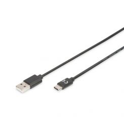 Digitus 1,8m USB 2.0 Typ A / Typ C Kabel 