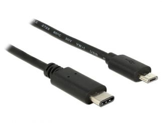 1m USB 2.0 Typ C / micro B Kabel 