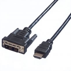 2m HDMI / DVI Kabel 