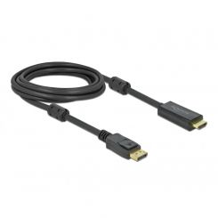 Delock Aktives DisplayPort 1.2 zu HDMI Kabel 4K 60 Hz 3 m 