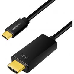 LogiLink 1.8M USB-C 3.1 auf HDMI Kabel @4K 60Hz 