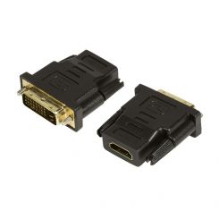 Logilink Adapter HDMI Buchse zu DVI-D 25-Pin Stecker 