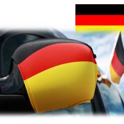 Außenspiegelbezug als Deutschland Flagge 
