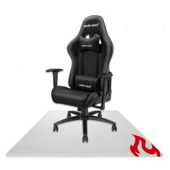 Jubiläumsbundle Anda Seat Gaming Stuhl Schwarz + Bodenschutzmatte 