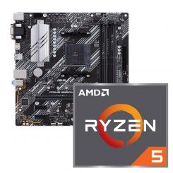 Aufrüstkit AMD Ryzen 5600X + ASUS Prime B550M-A Mainboard 