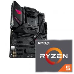 Aufrüstkit AMD Ryzen 5 5600X (6x 3,7GHz) + ASUS ROG Strix B550-F Gaming Mainboard 