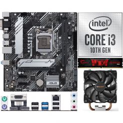 Aufrüstkit Intel Core i3-10100 + 8GB RAM + ASUS Prime H510M-A Mainboard 