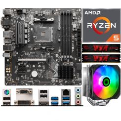 Aufrüstkit AMD Ryzen 5 Pro 5600G + 16GB RAM + MSI PRO B550M-P GEN3 Mainboard 