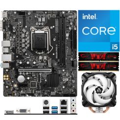 Aufrüstkit Intel i5-11600K (6x 3,9GHz) + 16GB RAM + MSI B560M Pro-E Mainboard 