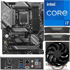 Aufrüstkit Intel Core i7-13700KF (8x 3,4GHz, 8x 2,5GHz) + 32GB RAM + MSI Z790 Gaming Plus WIFI Mainboard 