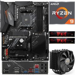 Aufrüstkit AMD Ryzen 9 5950X (16x 3,4GHz) + 32GB RAM + Gigabyte B550 AORUS Elite V2 Mainboard 