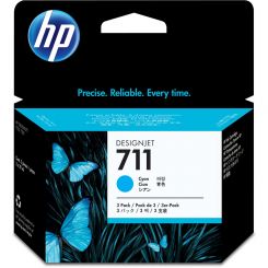 HP Tintenpatrone 711 Cyan - 3er Pack 