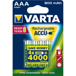 Varta Ready2Use Accu Mignon AAA 4er Pack 