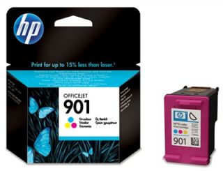 Hewlett Packard HP 901 Officejet Tintenpatronen (CC656AE) Tintenpatrone Gelb, Cyan, Magenta 