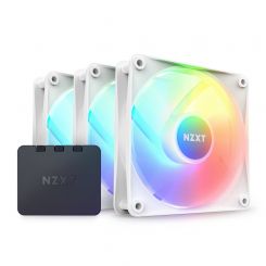 NZXT F120 RGB Core 120mm Gehäuselüfter 3er Pack weiß 