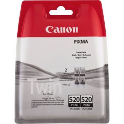 Canon PGI-520BK Twin Pack Tintenpatrone Schwarz 