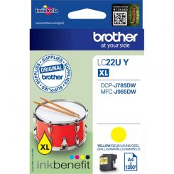 Brother Tinte LC22UY XL 