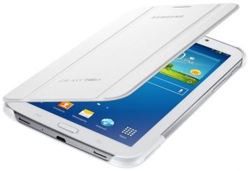 17,78cm (7 Zoll) Samsung Galaxy Tab 3 7.0 Book Cover (EF-BT210BWEGWW) - Tablettasche Weiß 